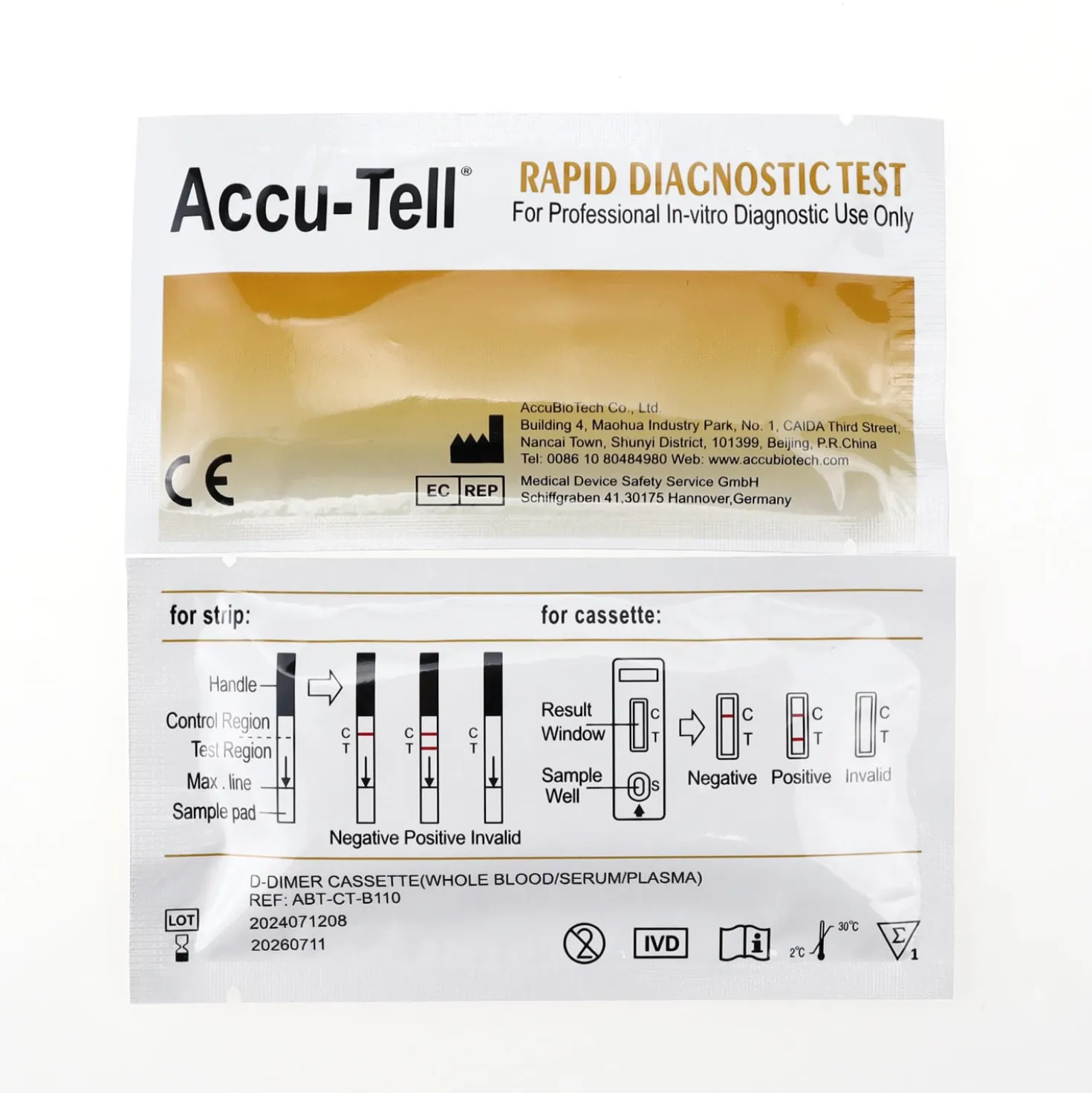 Accu-Tell® D-Dimer-Schnelltest
