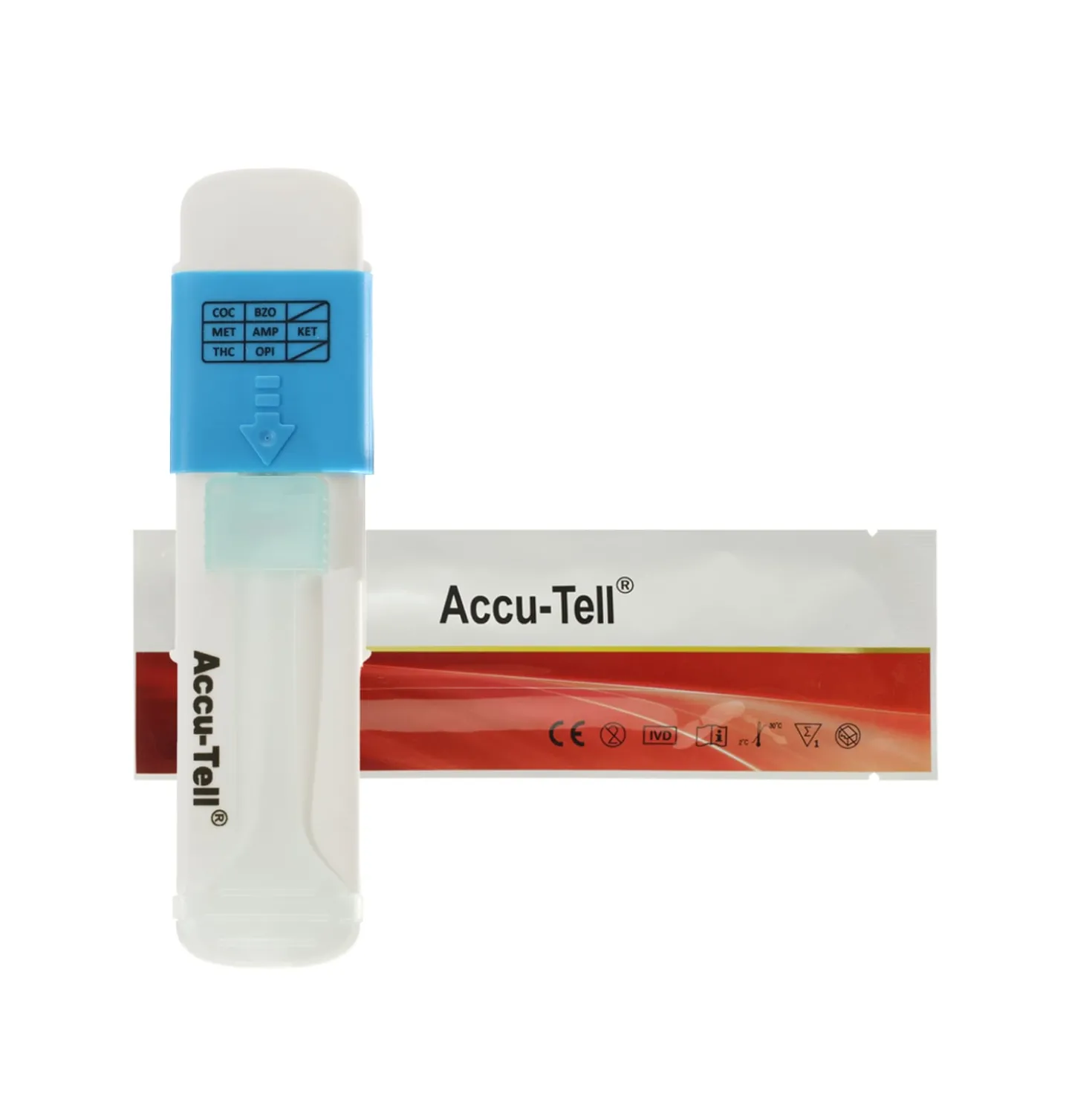 Accu-Tell® Multi-Line 7 Drogen-Kassettentest (Speichel)