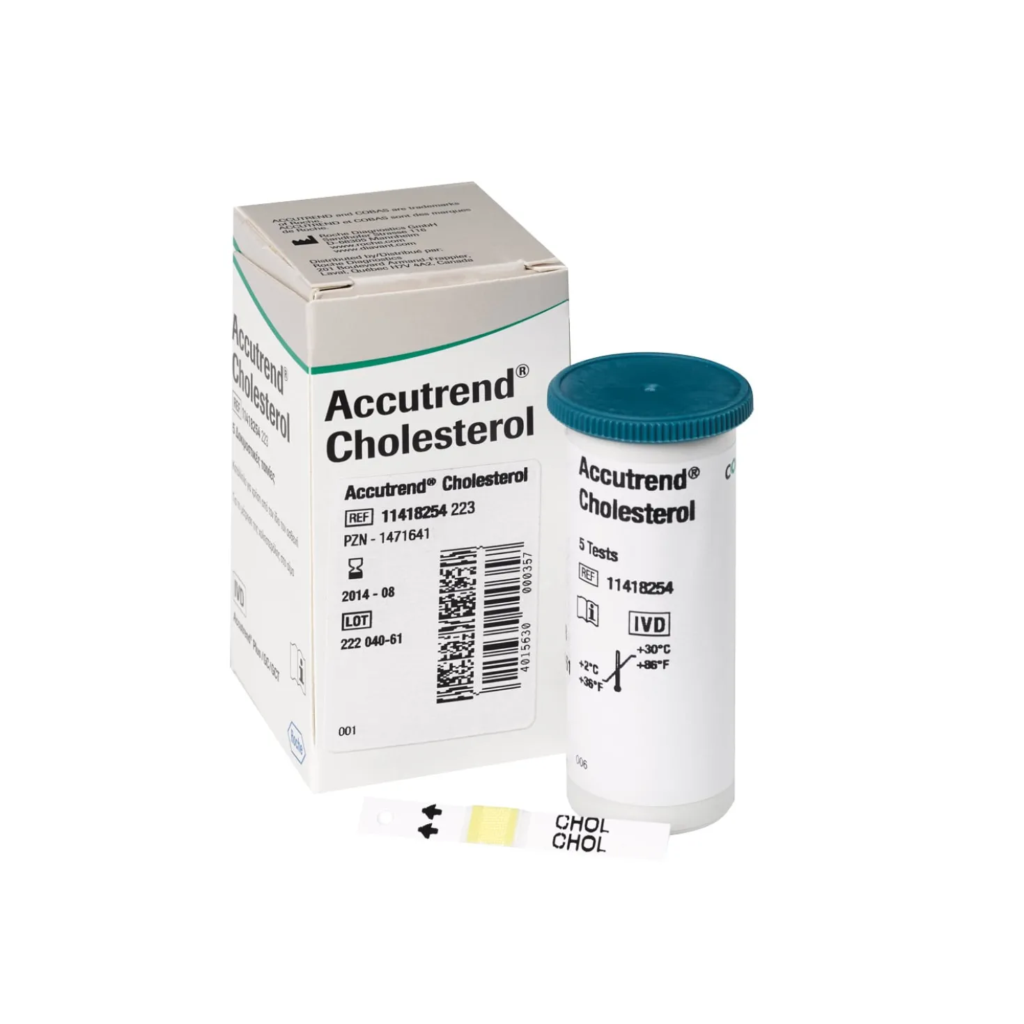 Accutrend Cholesterol Teststreifen