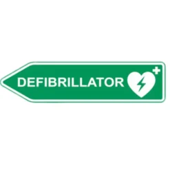 AED-Standort-Straßenschild