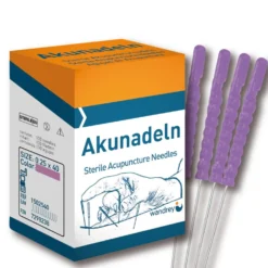 Akupunkturnadeln mit Kunststoffgriff