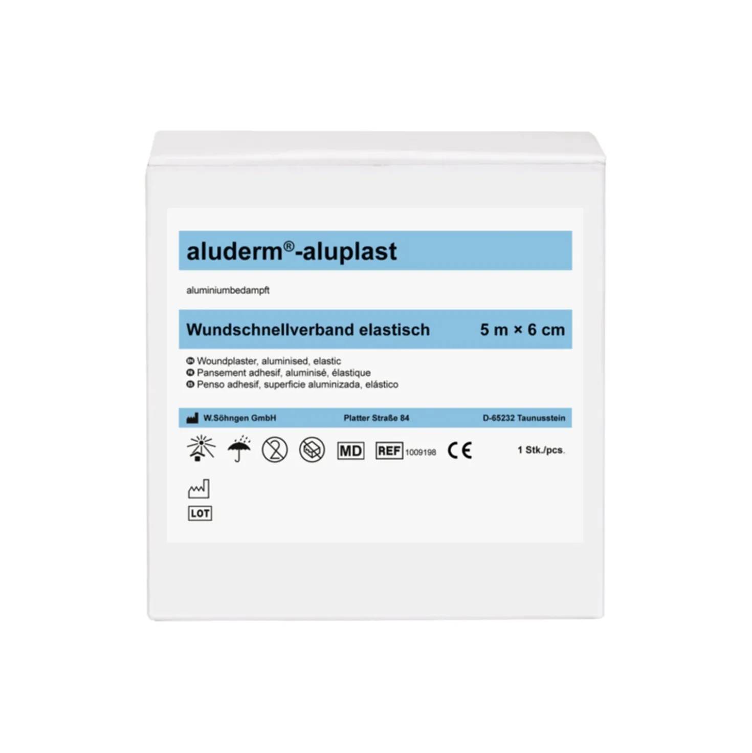 aluderm®-aluplast Wundpflaster, gerollt