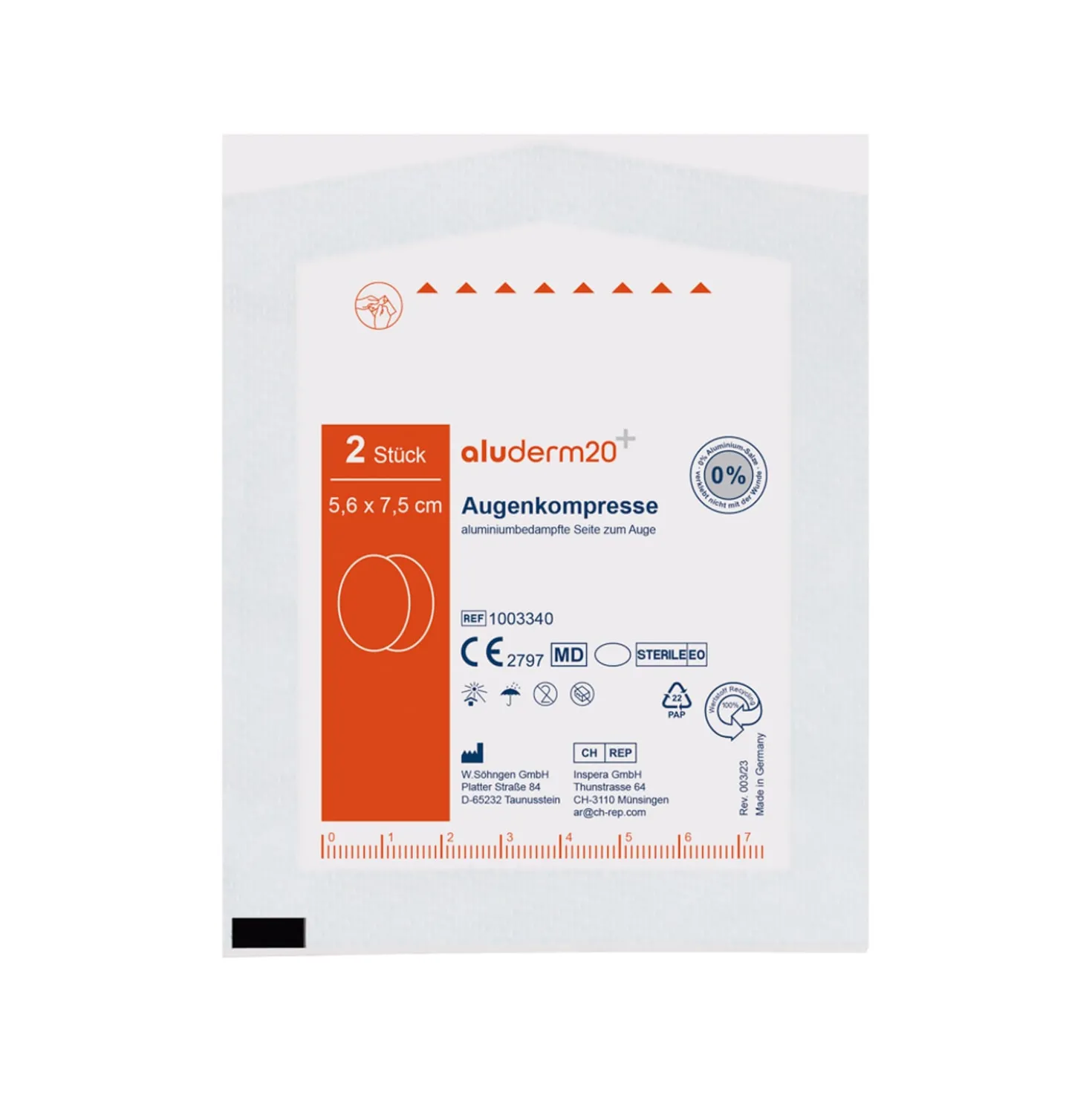 Aluderm DuOcul Augenkompresse