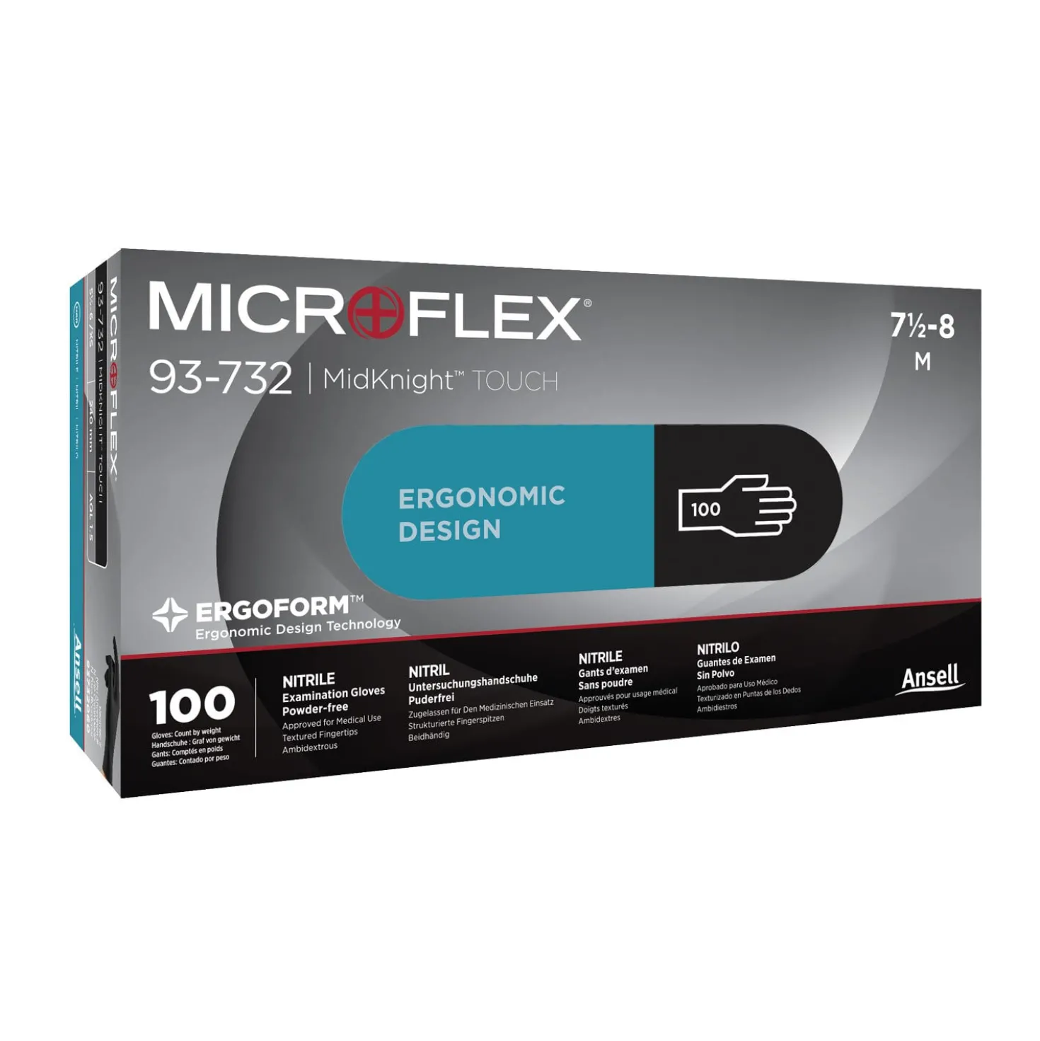 Ansell Microflex Midknight Touch