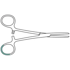 Arterienklemme nach Pean, anatomisch gerade, 14cm