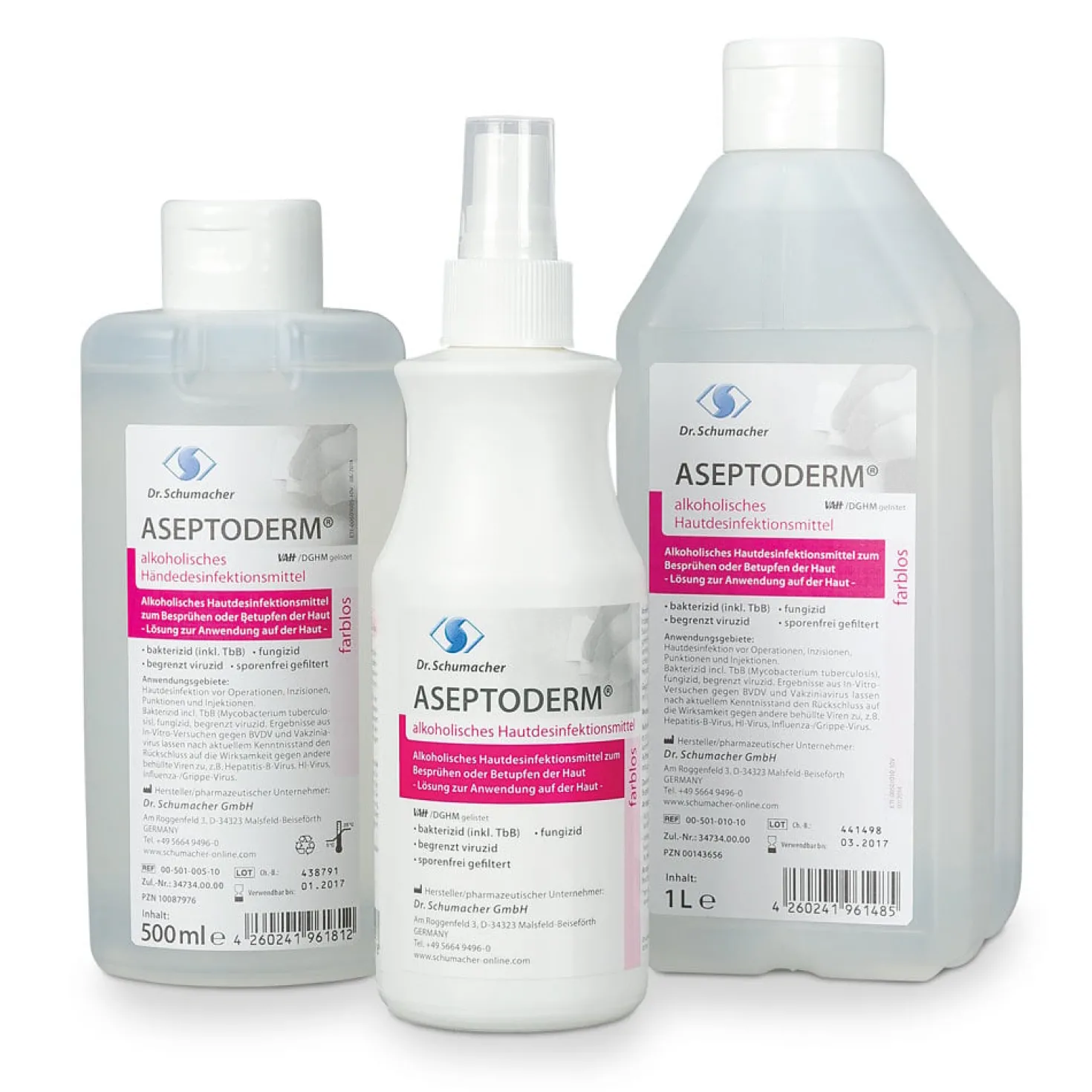 ASEPTODERM farblos, Hautdesinfektion