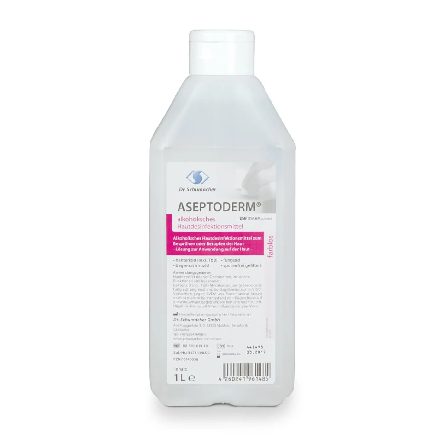 ASEPTODERM farblos, Hautdesinfektion