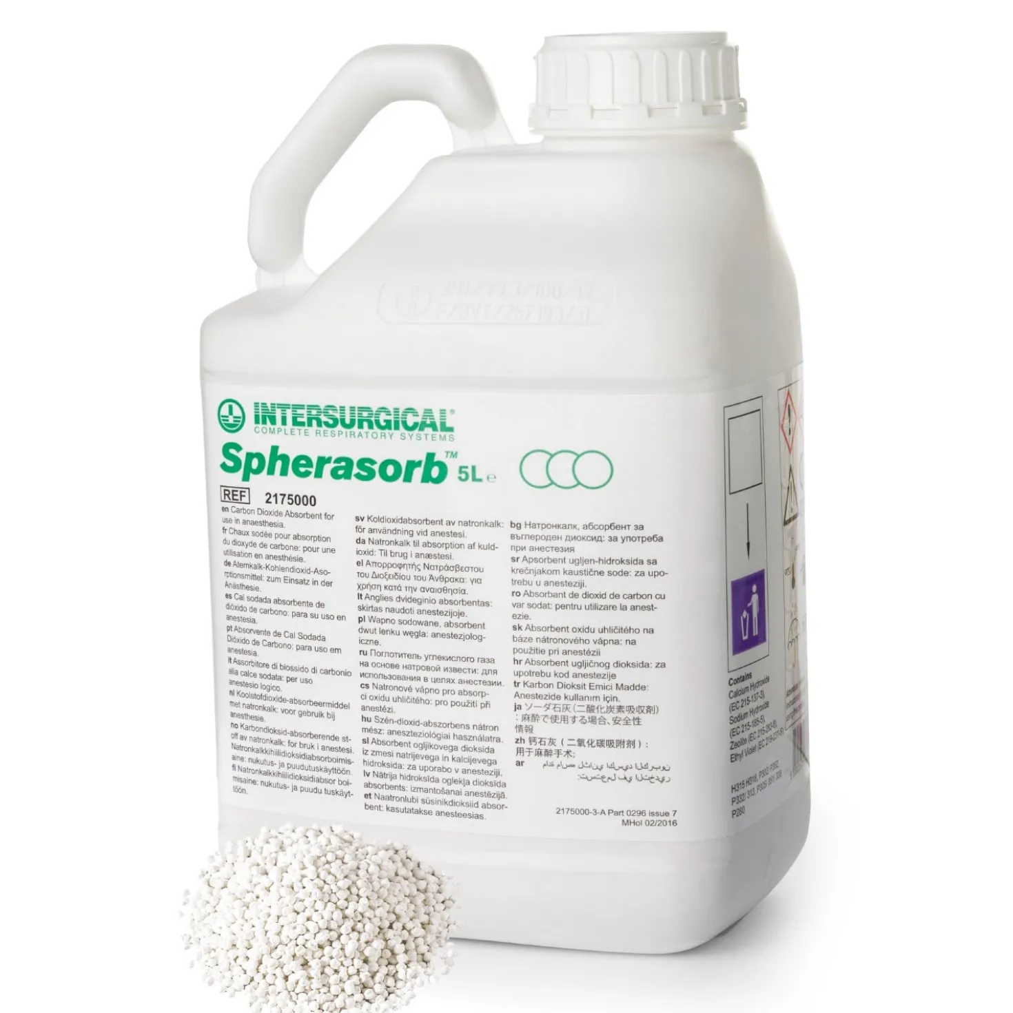Atemkalk «Spherasorb» von Intersurgical
