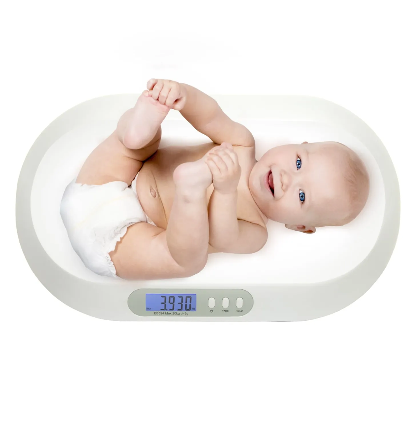 Baby-Waage mit Messband