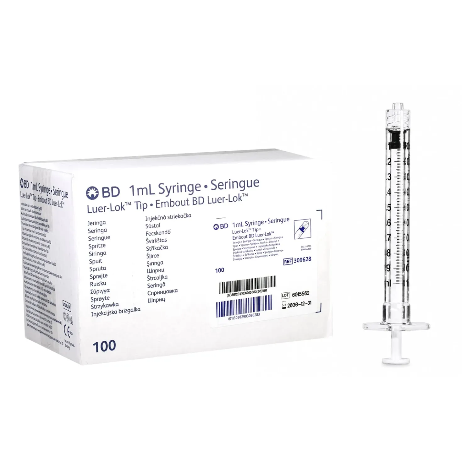 BD Plastipak Luer-Lock-Spritzen