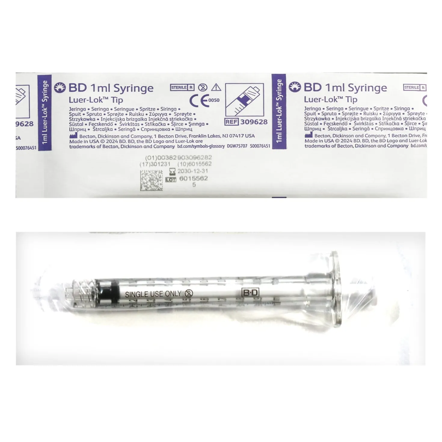 BD Plastipak Luer-Lock-Spritzen
