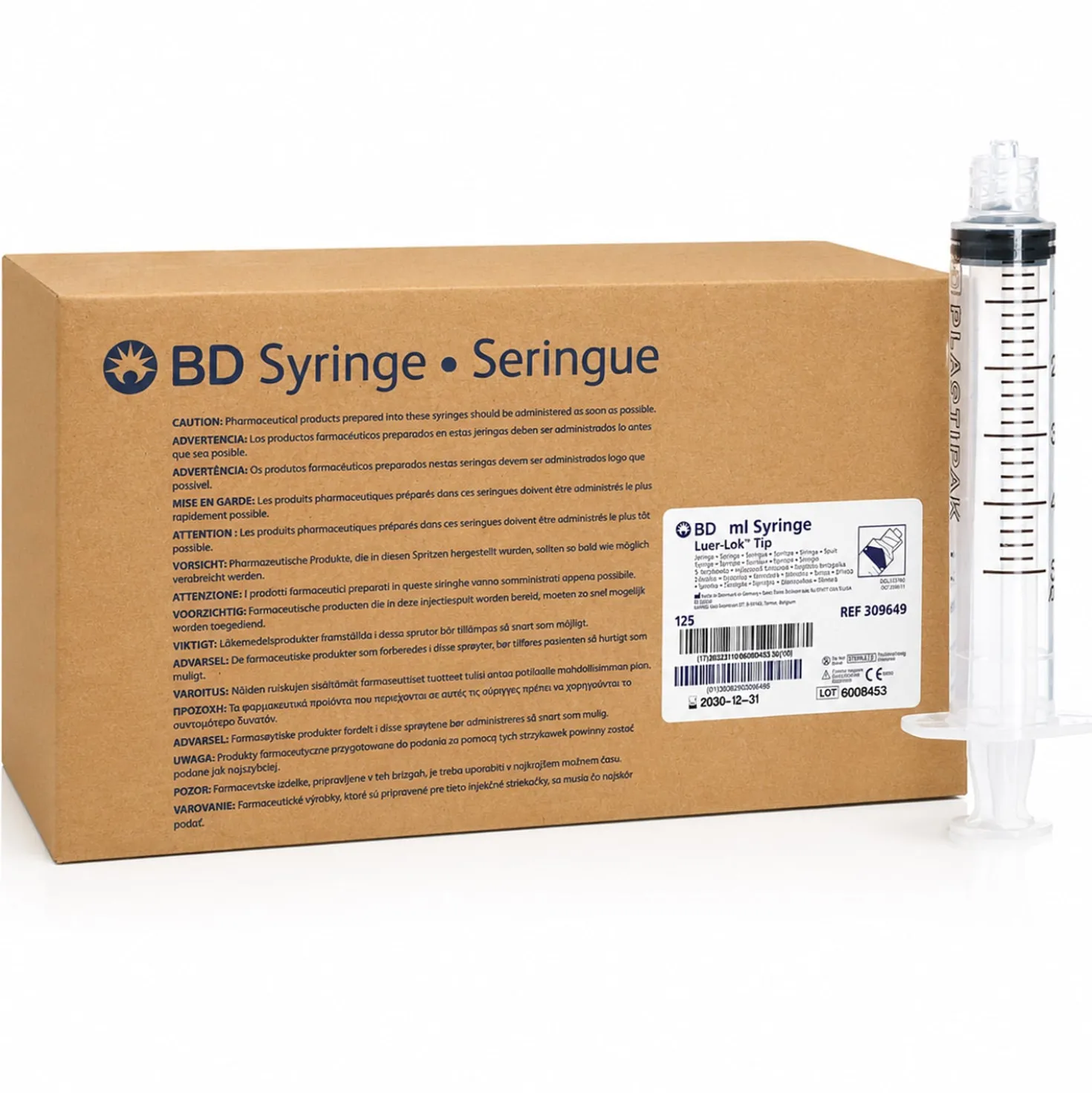 BD Plastipak Luer-Lock-Spritzen