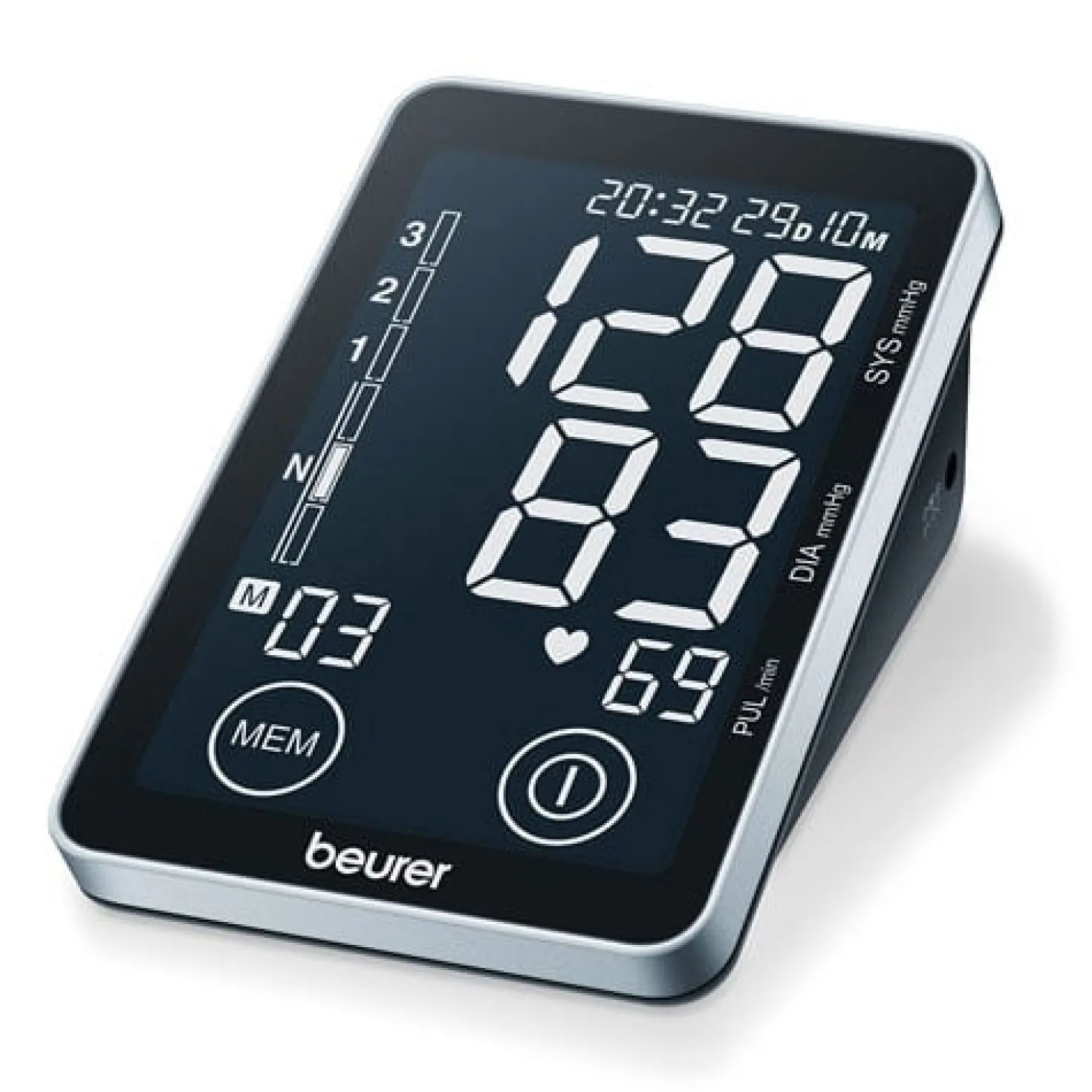 Beurer BM 58 Touchscreen-Blutdruckmessgerät