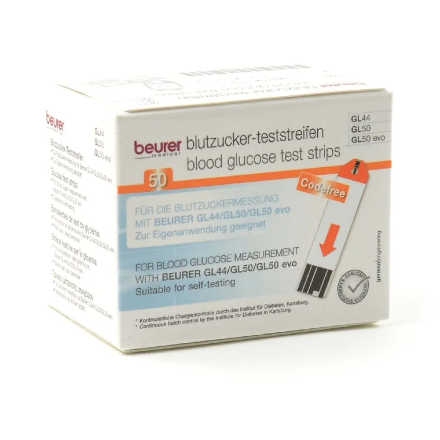 Beurer GL44 / GL50 / GL50 evo Teststreifen