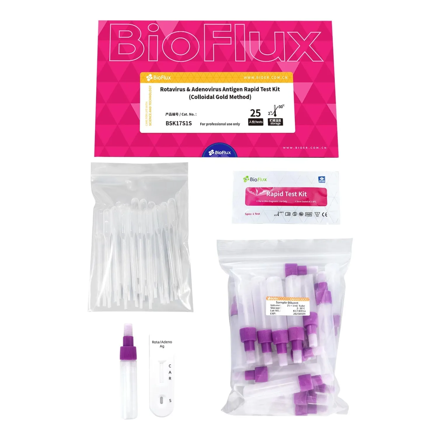BIOFLUX Rota- & Adenovirus Antigen-Test