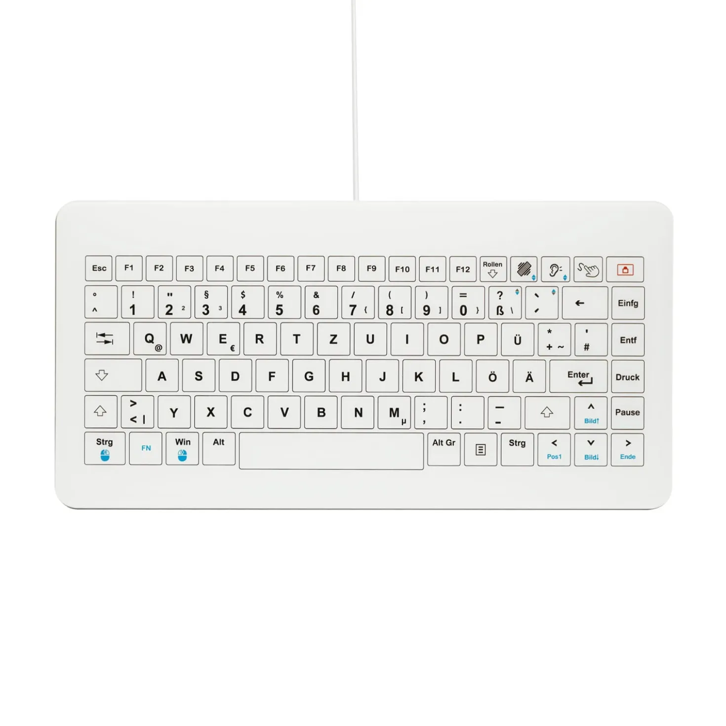 B45 Mini-Glastastatur (DE)