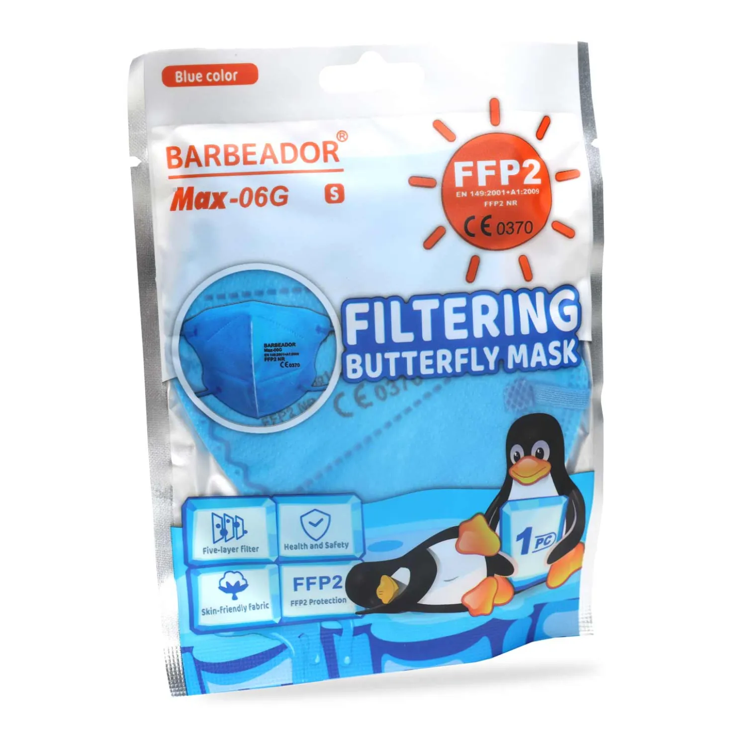 Bunte FFP2-Maske für Kinder
