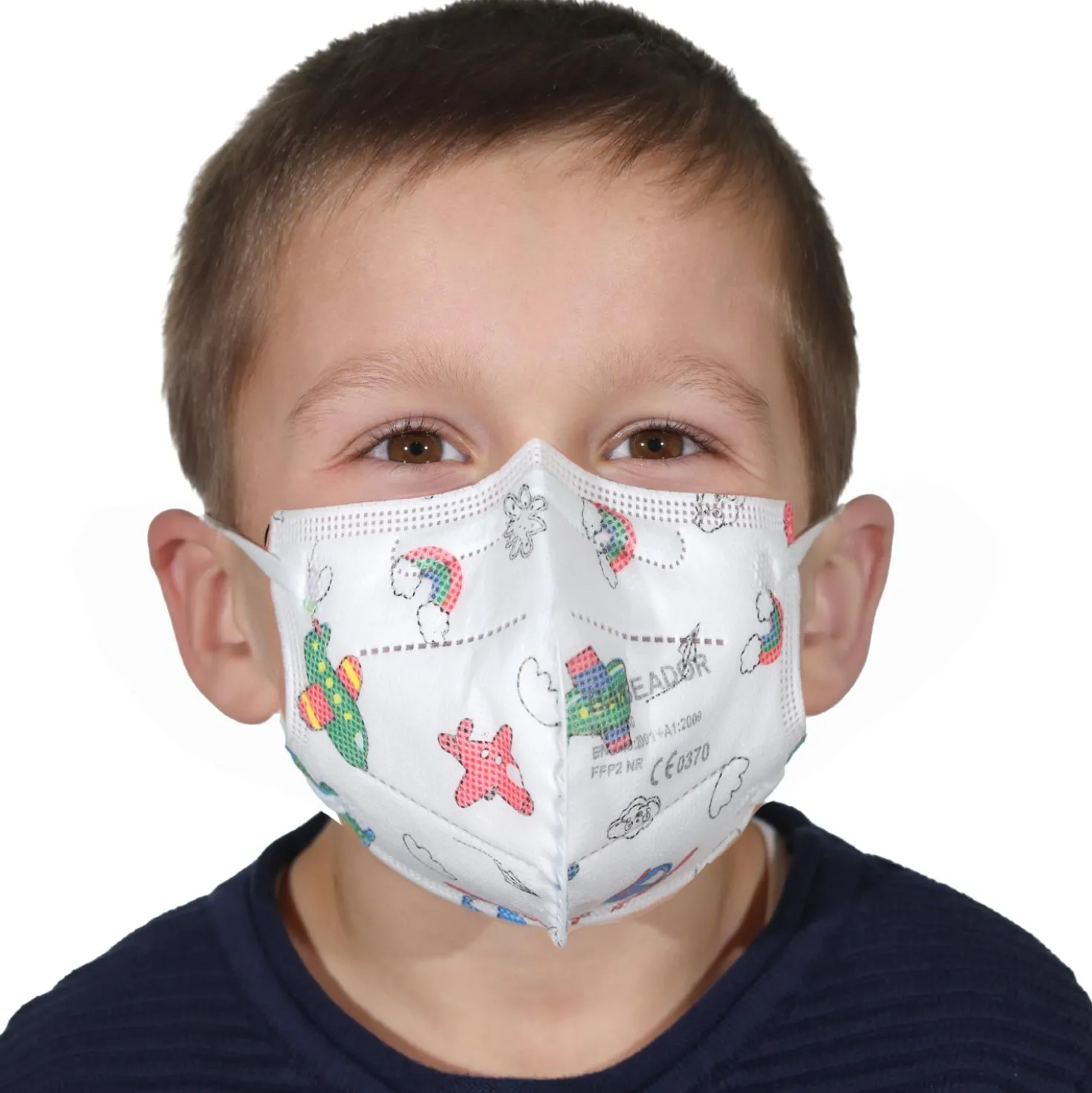 Bunte FFP2-Maske für Kinder
