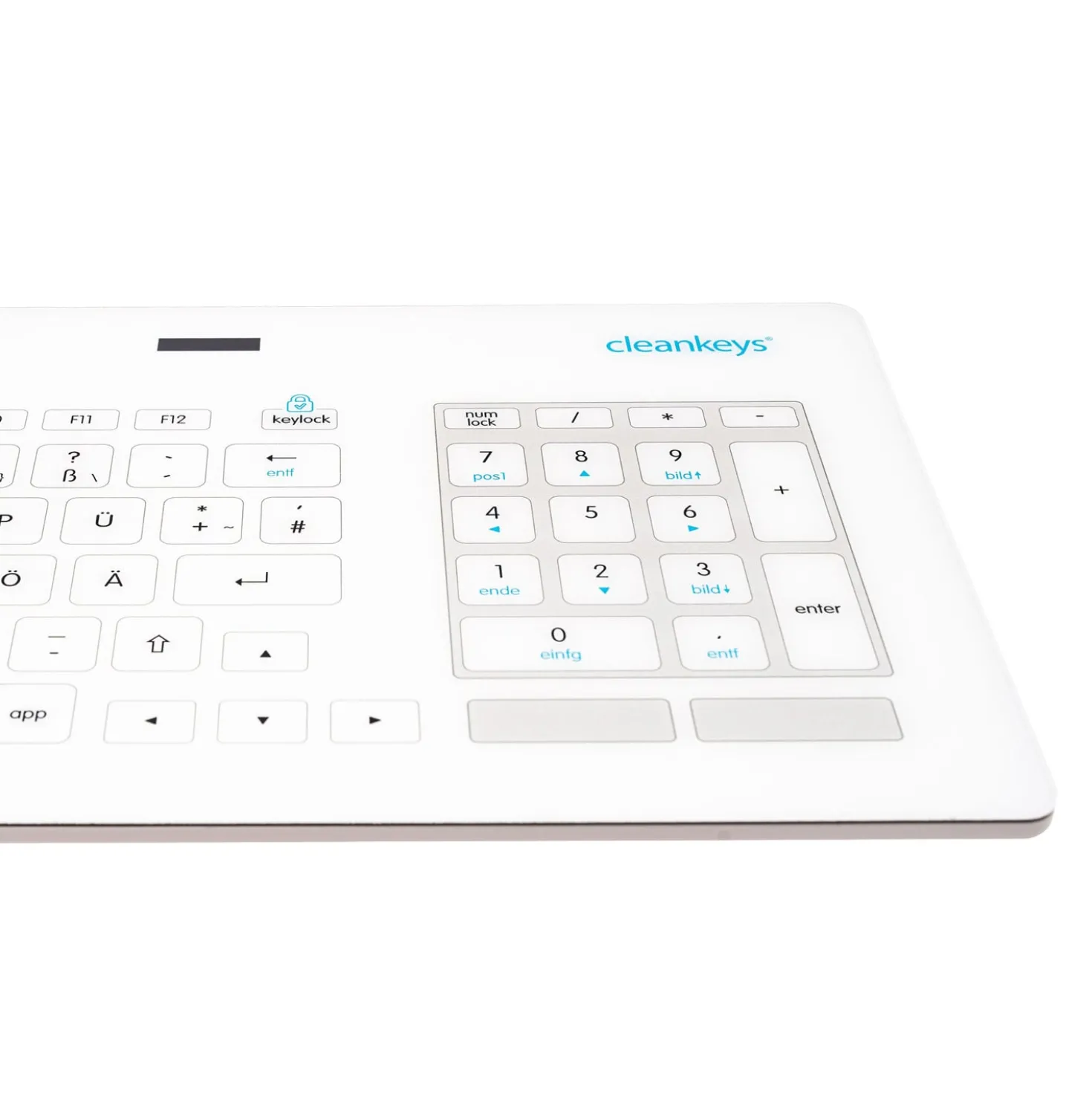 CLEANKEYS® CK6 Glastastatur