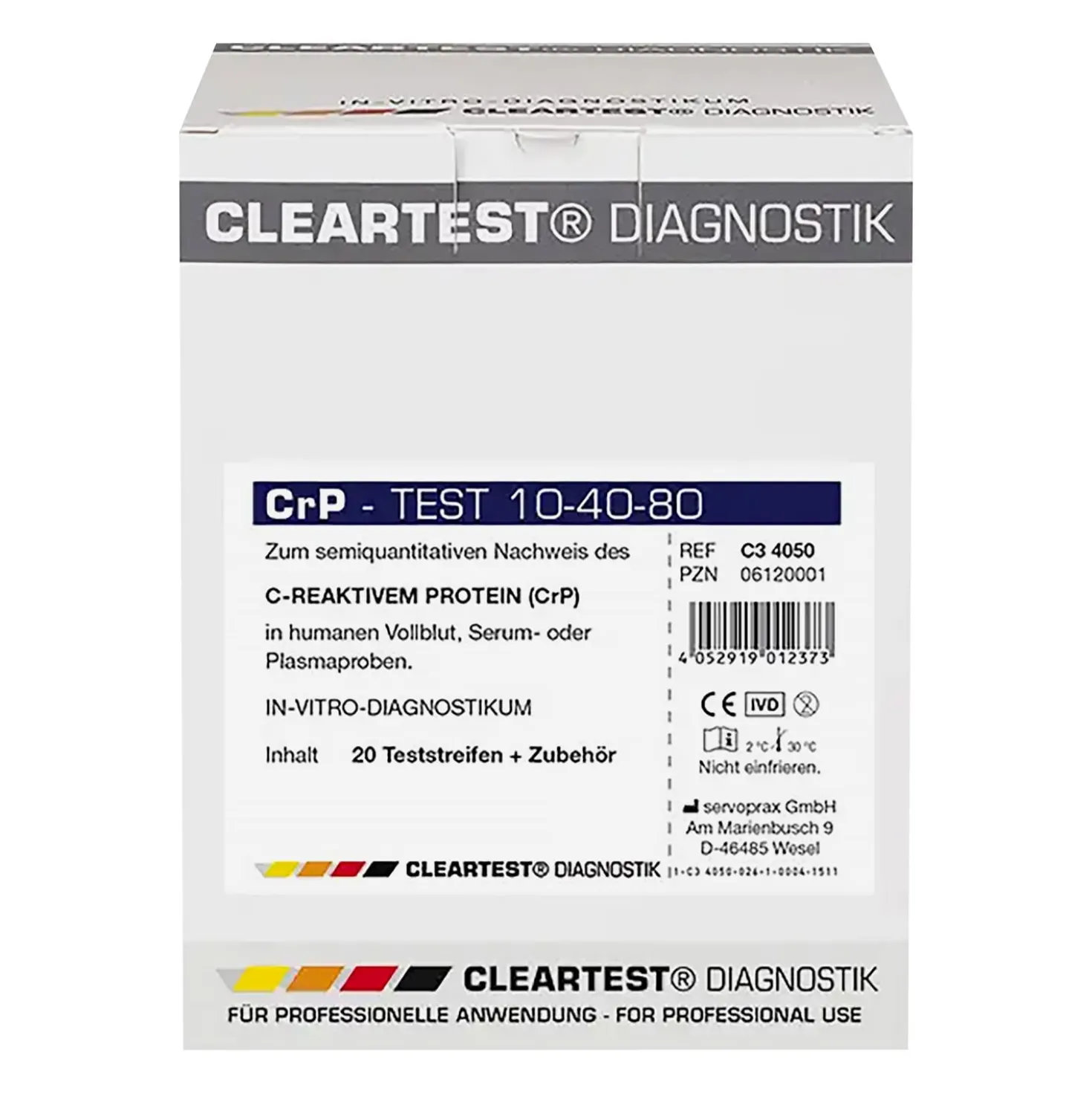 Cleartest CRP 10/40/80 Schnelltest