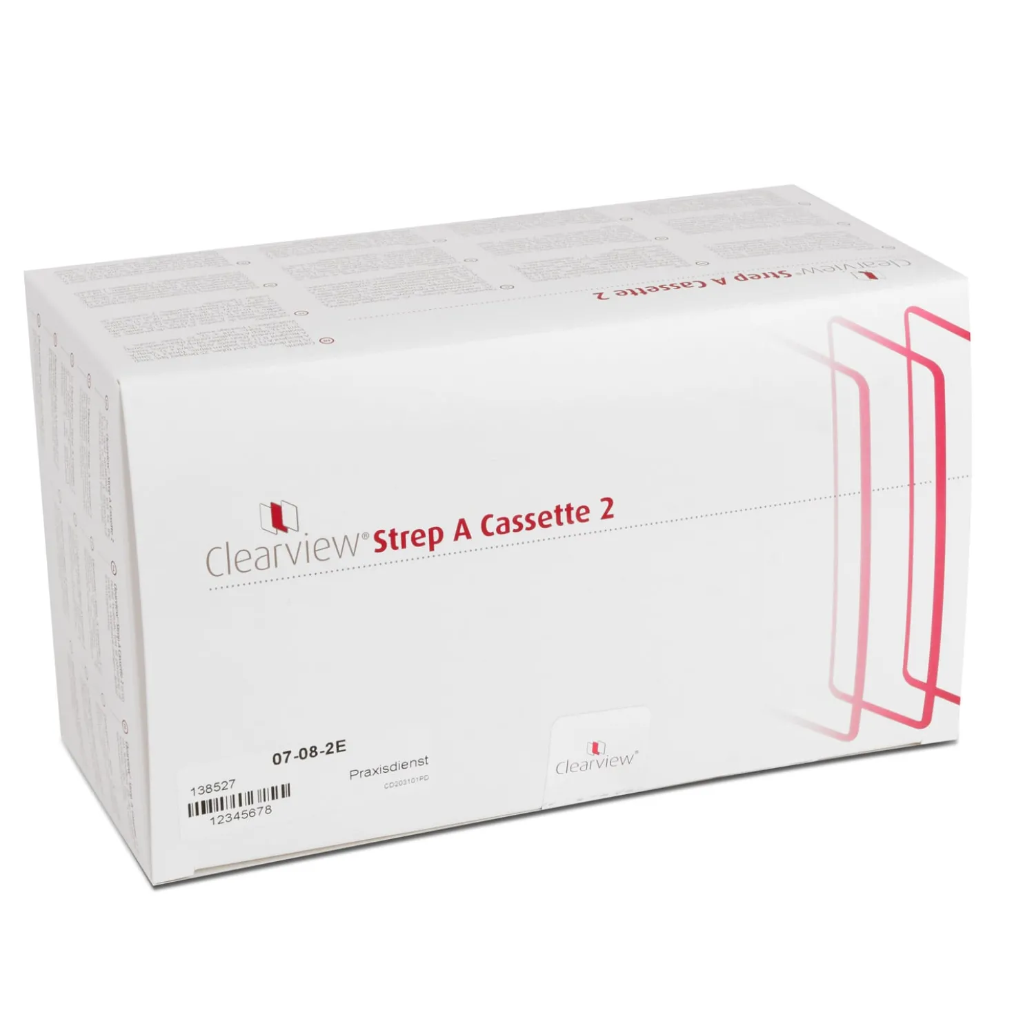 Clearview Strep A Cassette 2, 25 Testkassetten