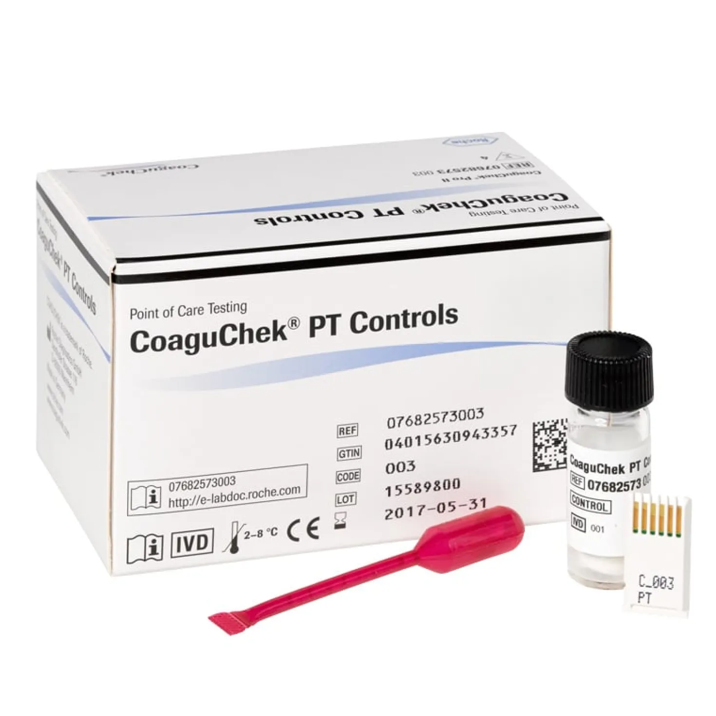 CoaguChek PT Controls Kontrolllösung