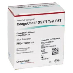 CoaguChek XS PT Test, PST Teststreifen
