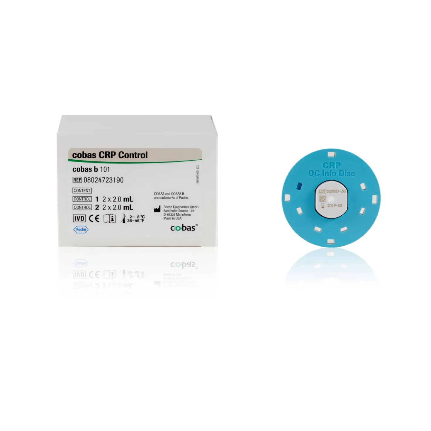 cobas b 101 CRP Kontrolle