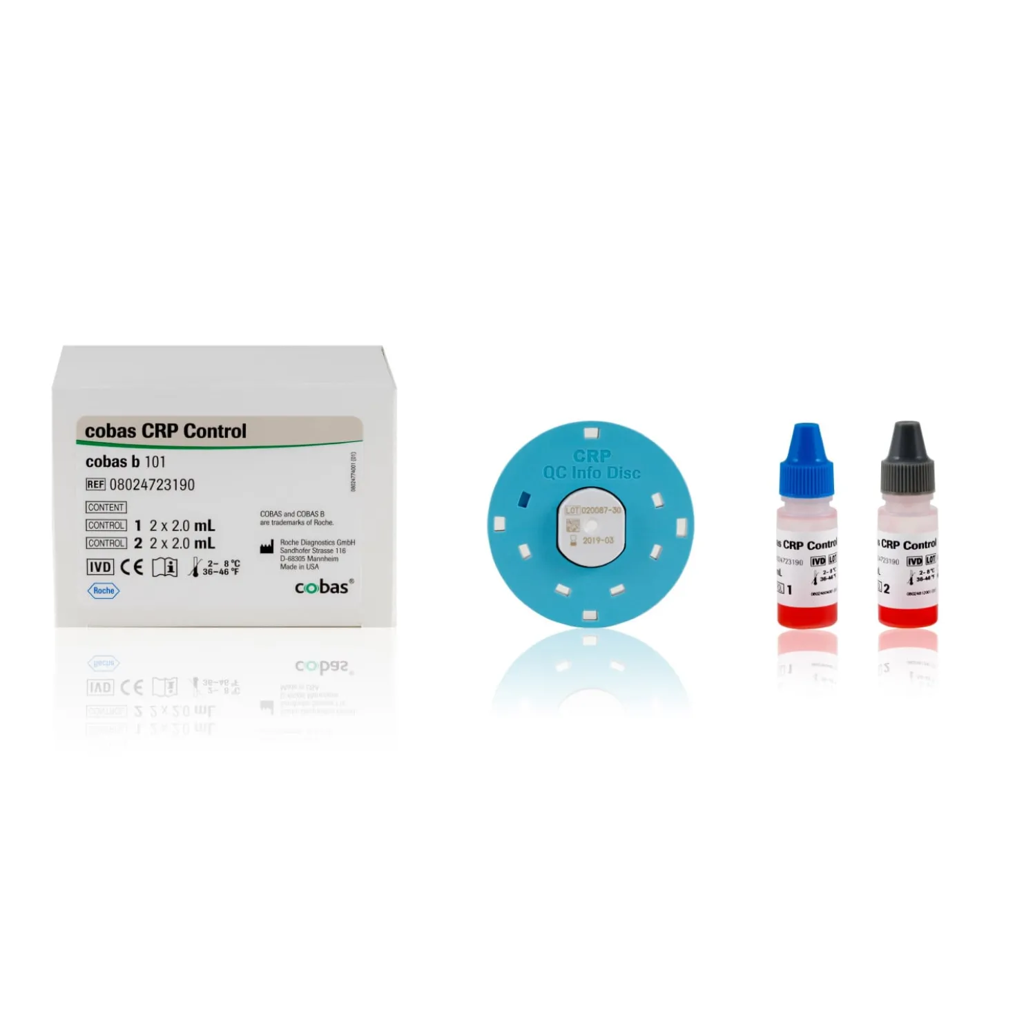 cobas b 101 CRP Kontrolle
