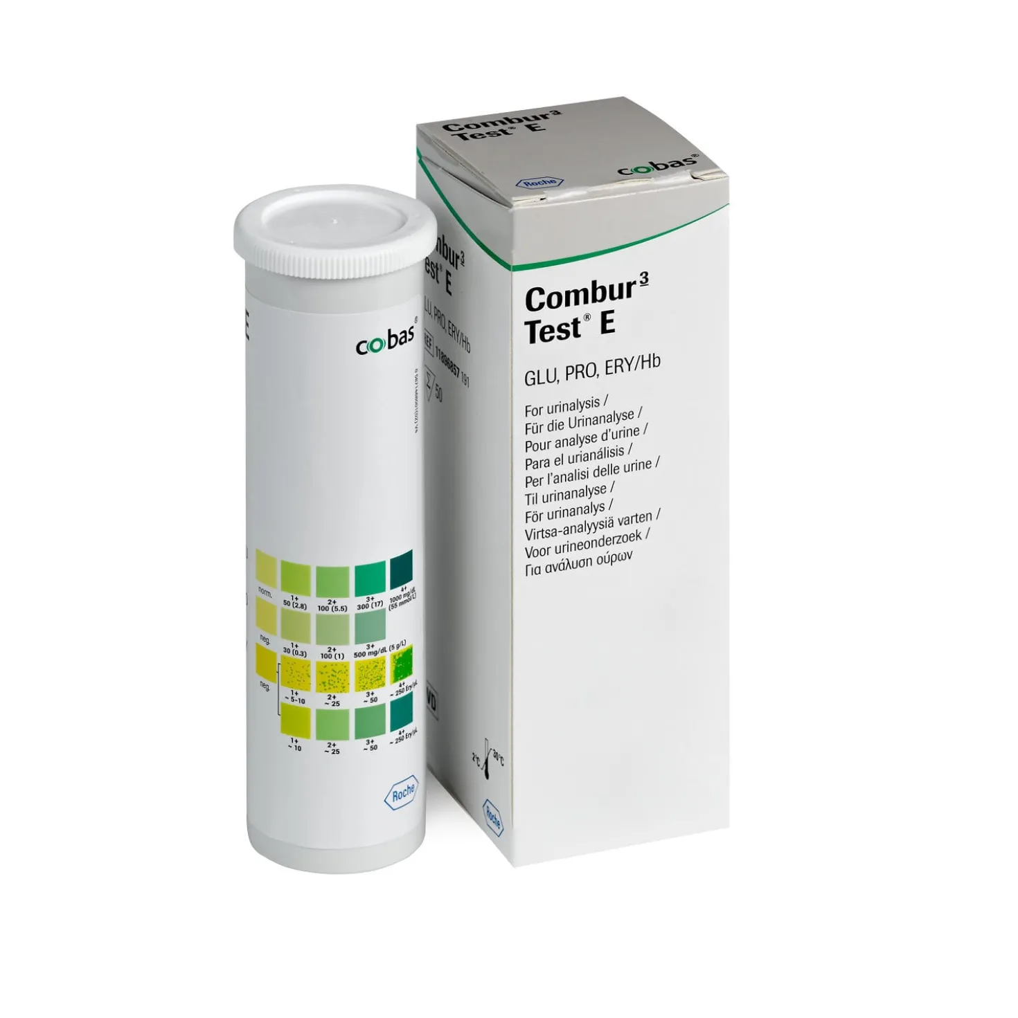Combur 3 Test E, 50 Urinteststreifen