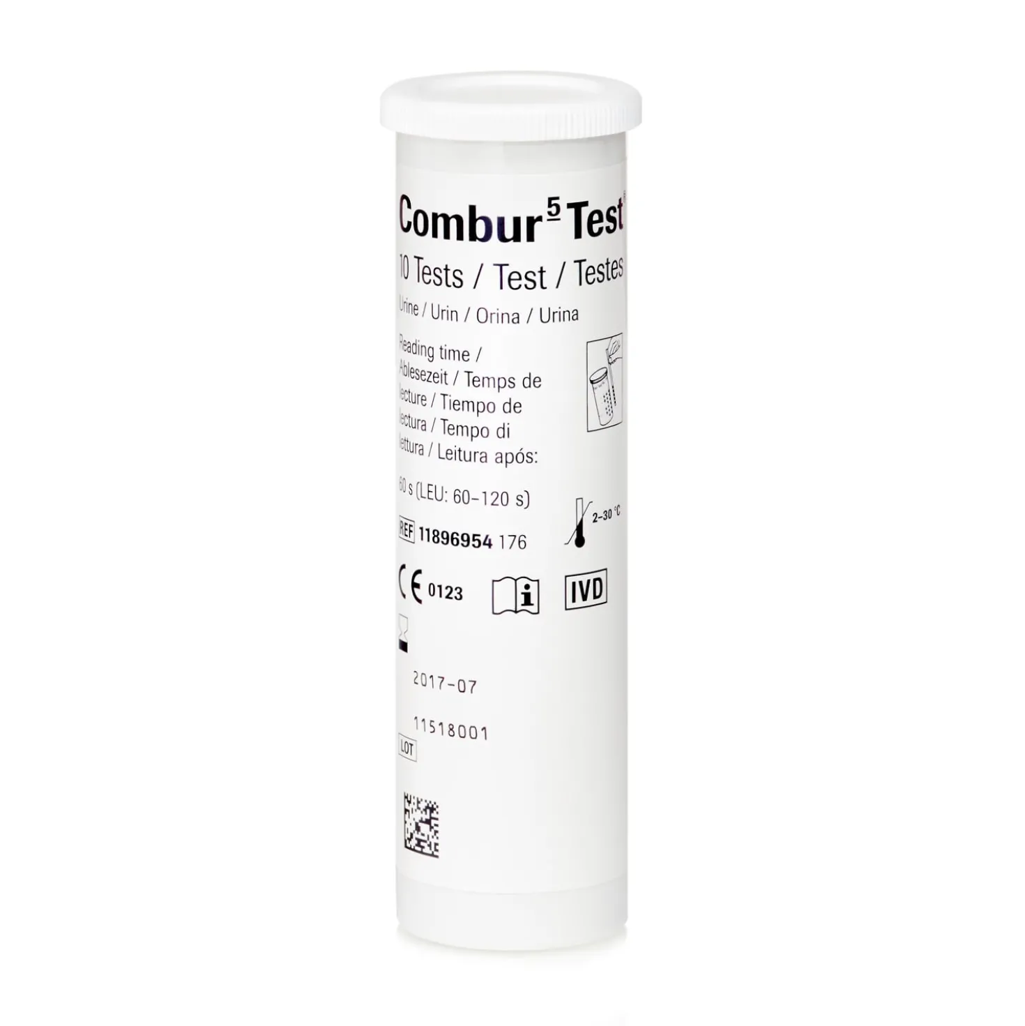 Combur 5 Test HC, 10 Urinteststreifen