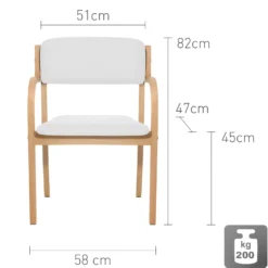 Comfort+ Besucherstuhl von Teqler