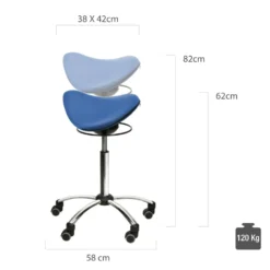 Comfort-Sattelhocker mit Swing-Mechanismus