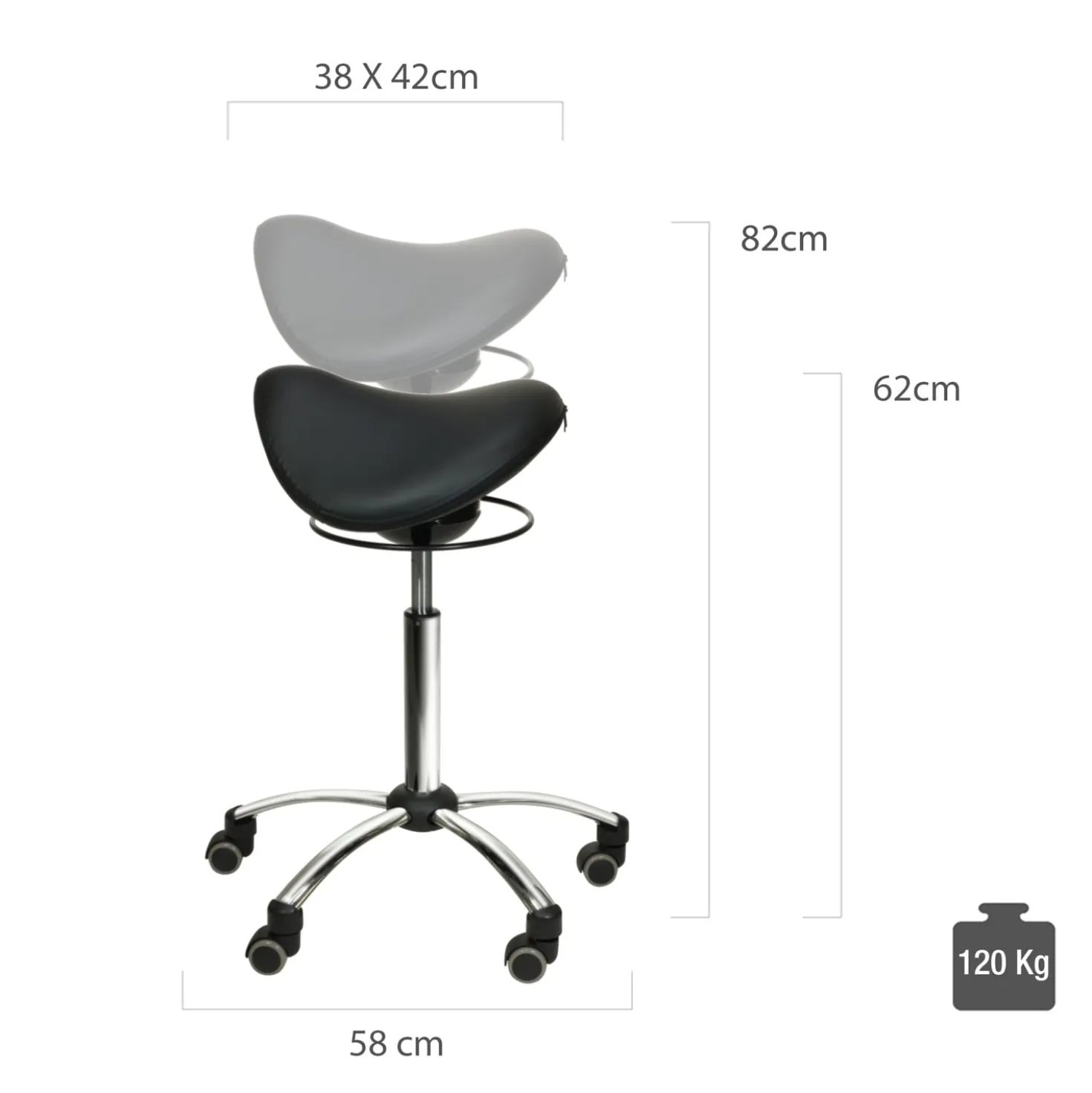 Comfort-Sattelhocker mit Swing-Mechanismus