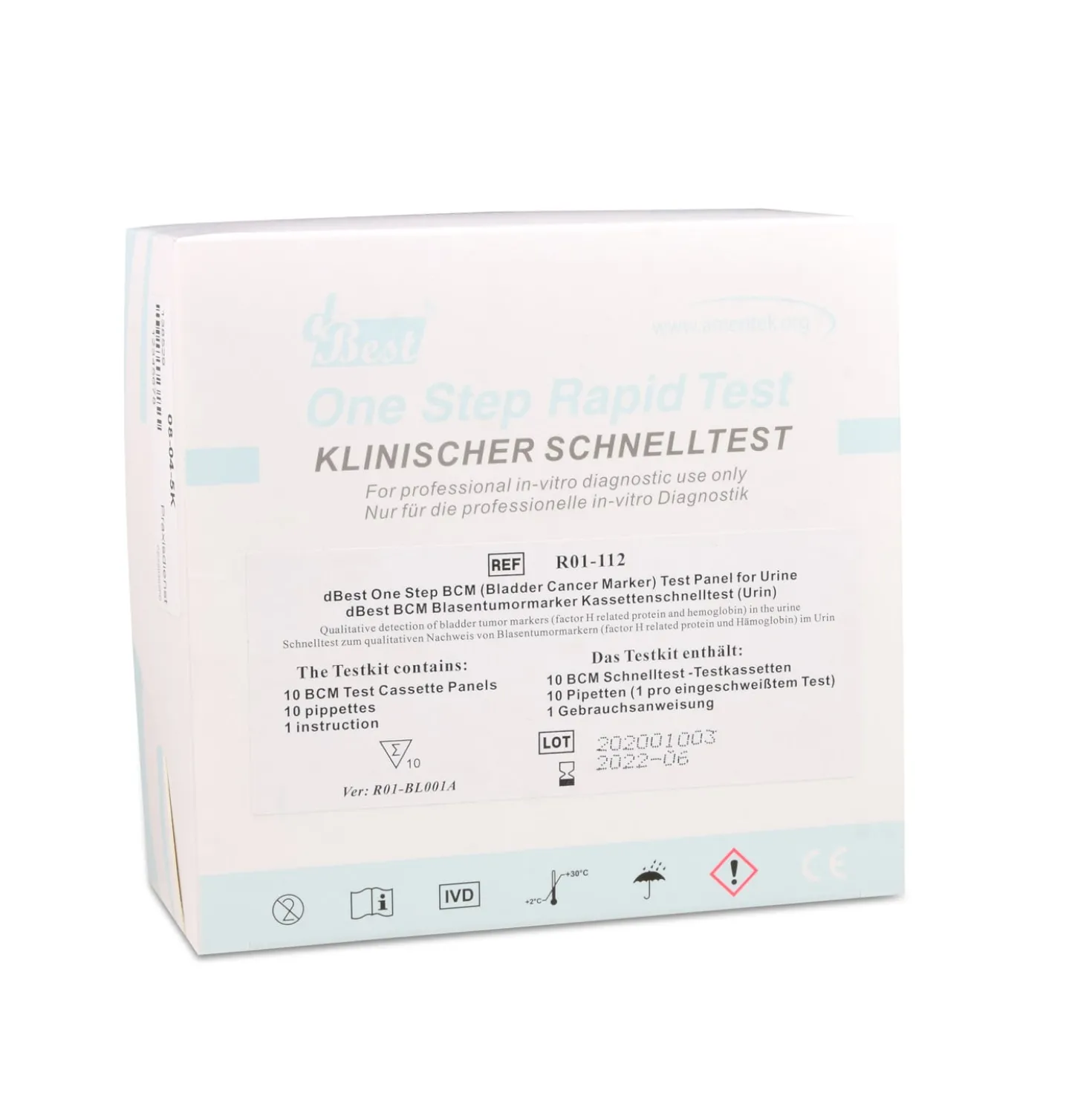 dBest One Step BCM Blasentumormarker Kassettenschnelltest