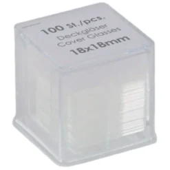 Deckgläser, 18 x 18 mm, 100 Stück