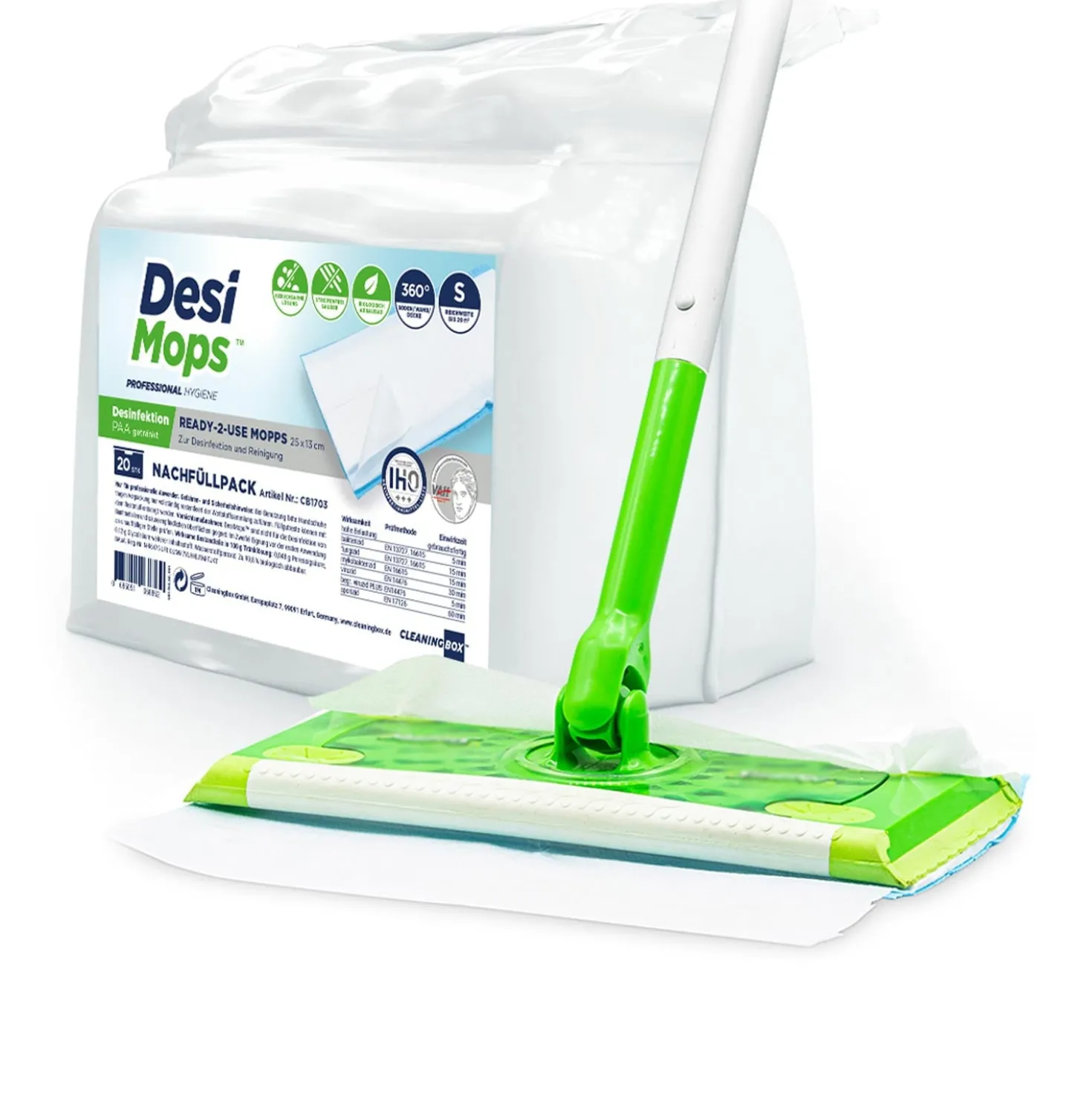 DesiMops 360° Desinfektionsmopps Nachfüllpack