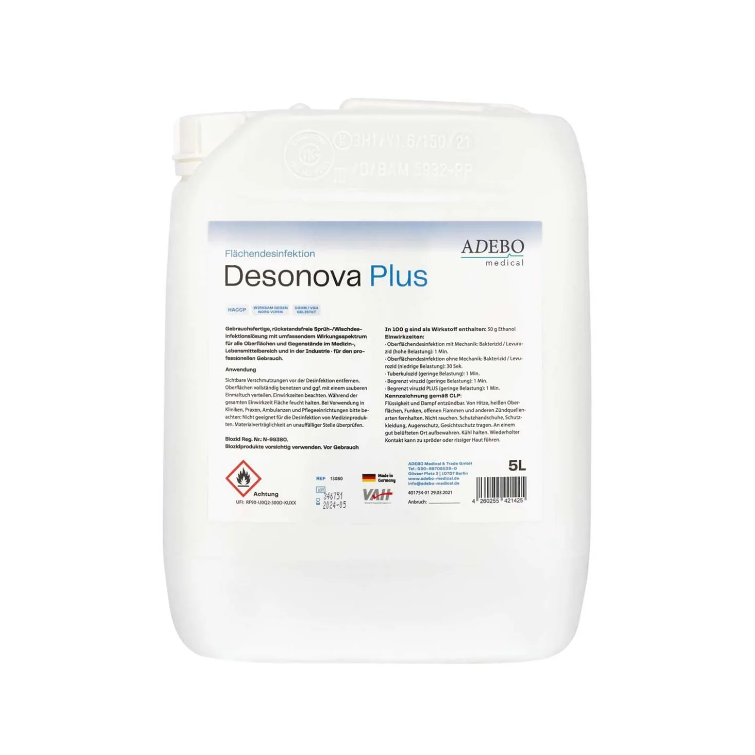 Desonova Plus Flächendesinfektion