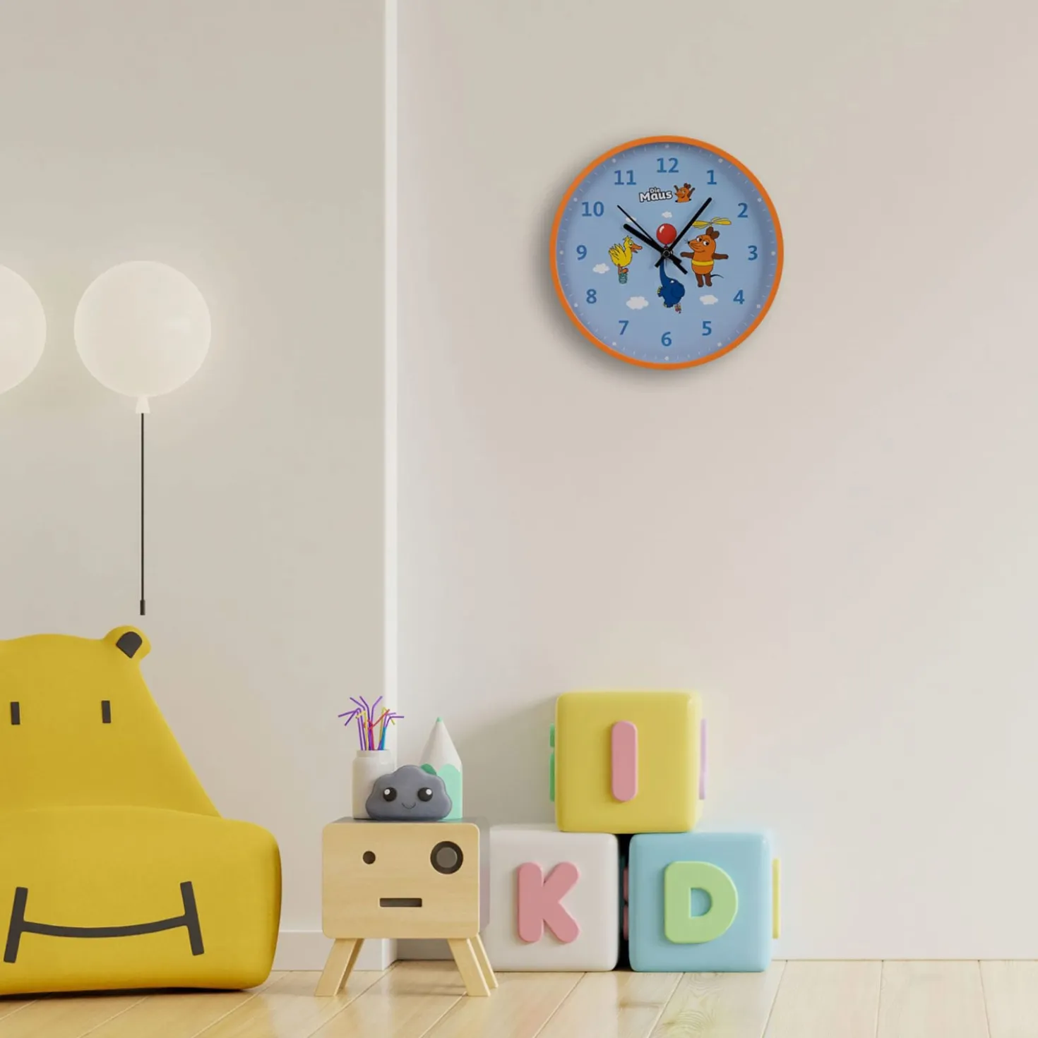 DieMaus Kinderwanduhr