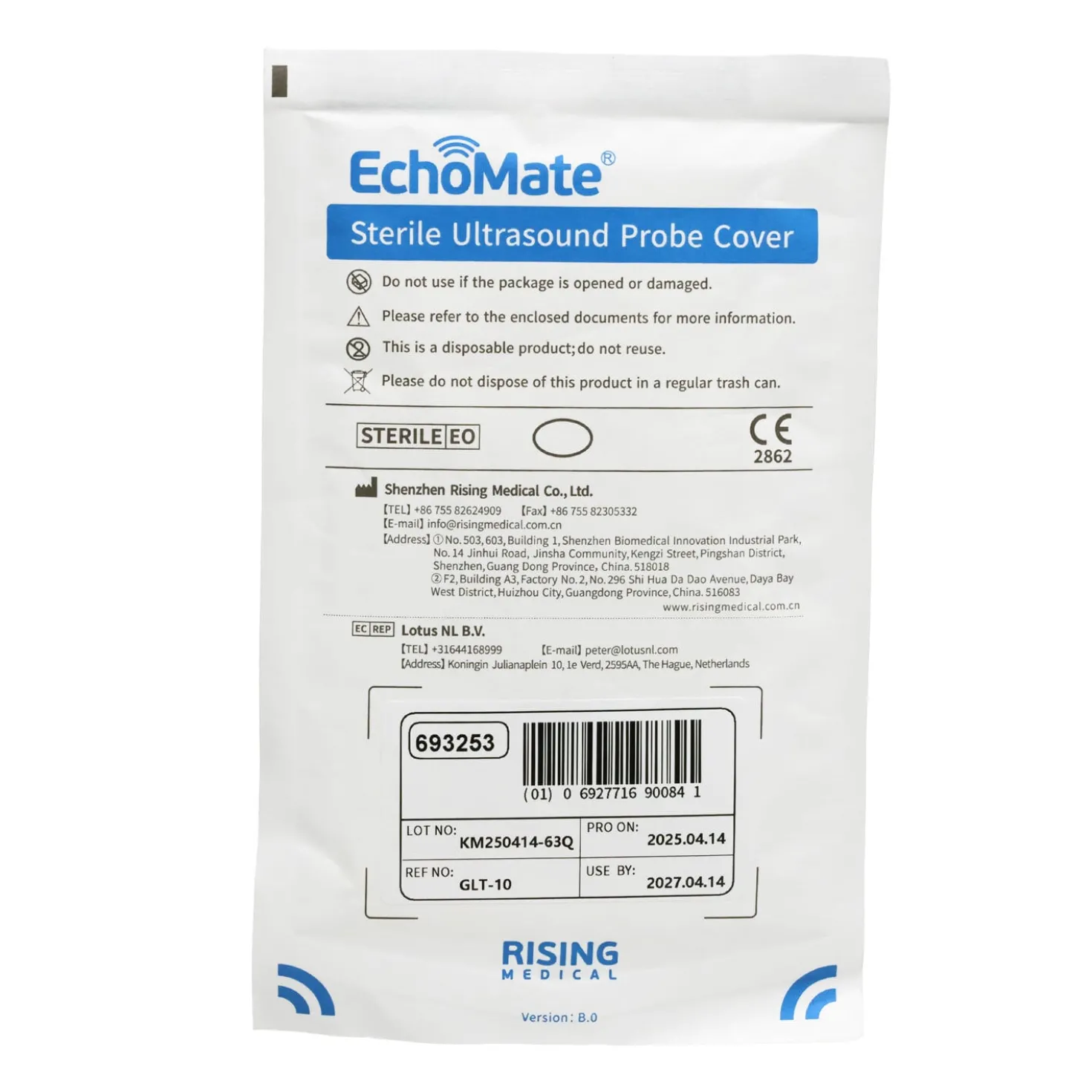 Echomate® Ultraschallschutzfolie