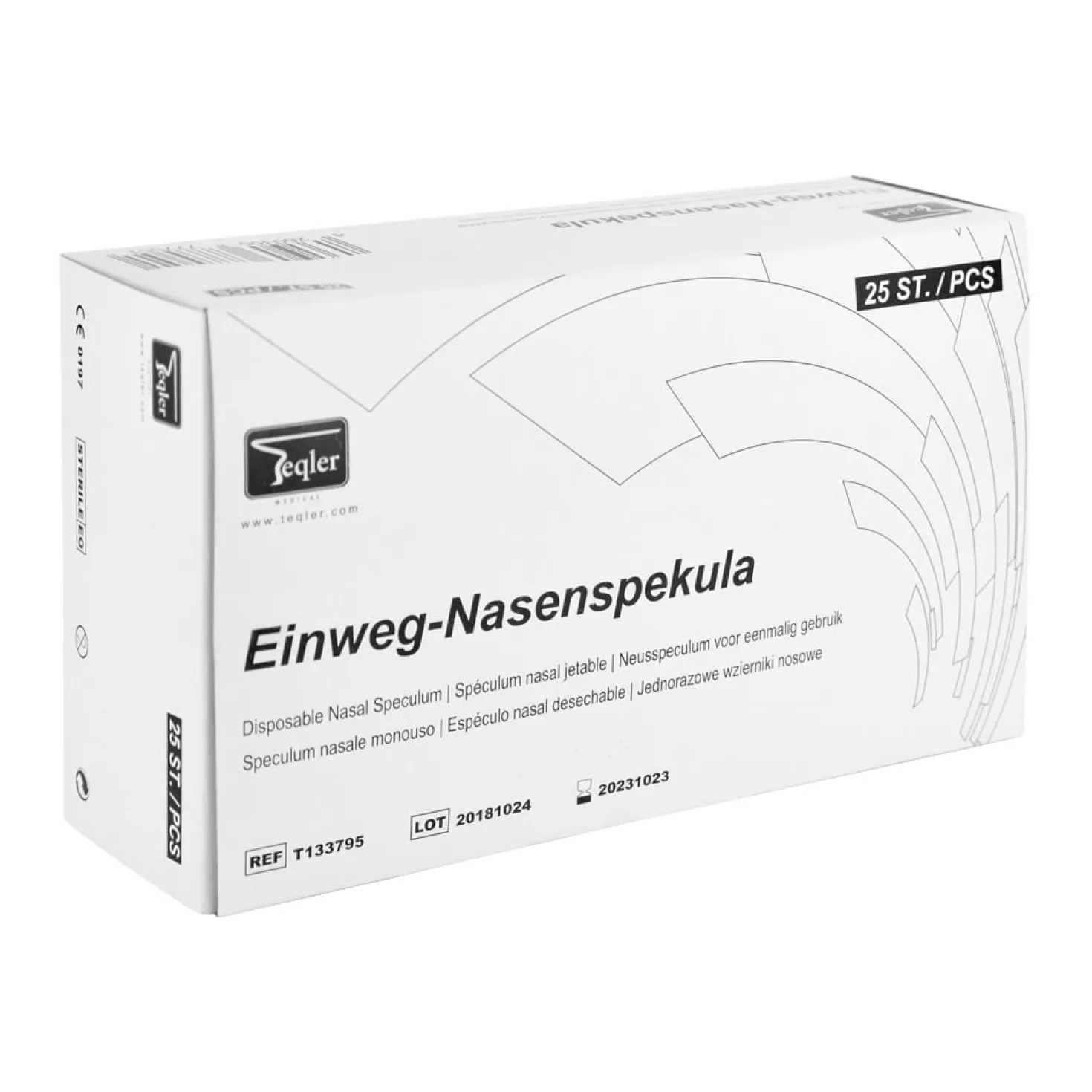 Einmal-Nasenspekulum, 25 Stück