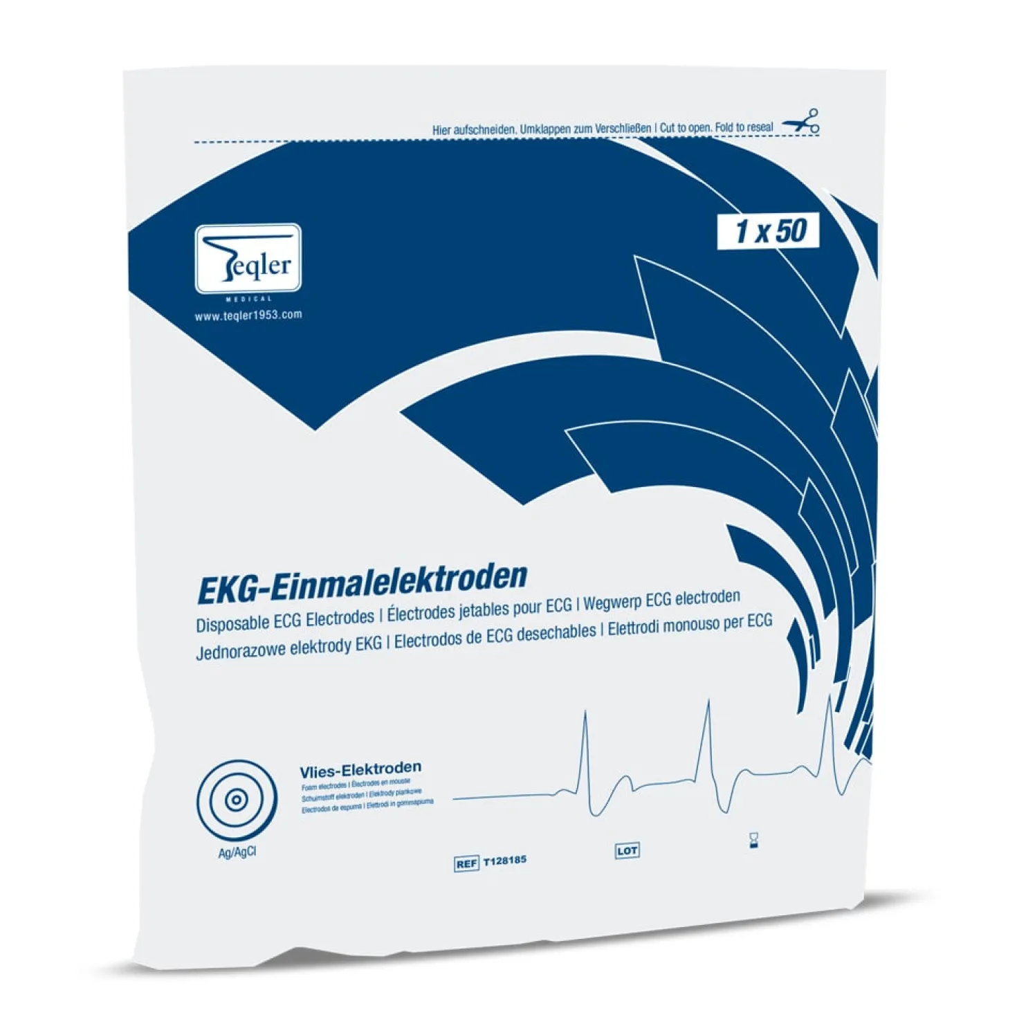EKG-Einmalelektroden für Druckknopfadapter