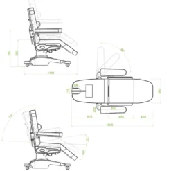 Elektrischer Blutentnahmestuhl COMFYSIT