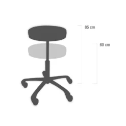 Ergonomischer Drehhocker