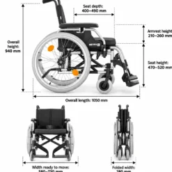 Eurochair² 2.750 Leichtgewichts-Rollstuhl