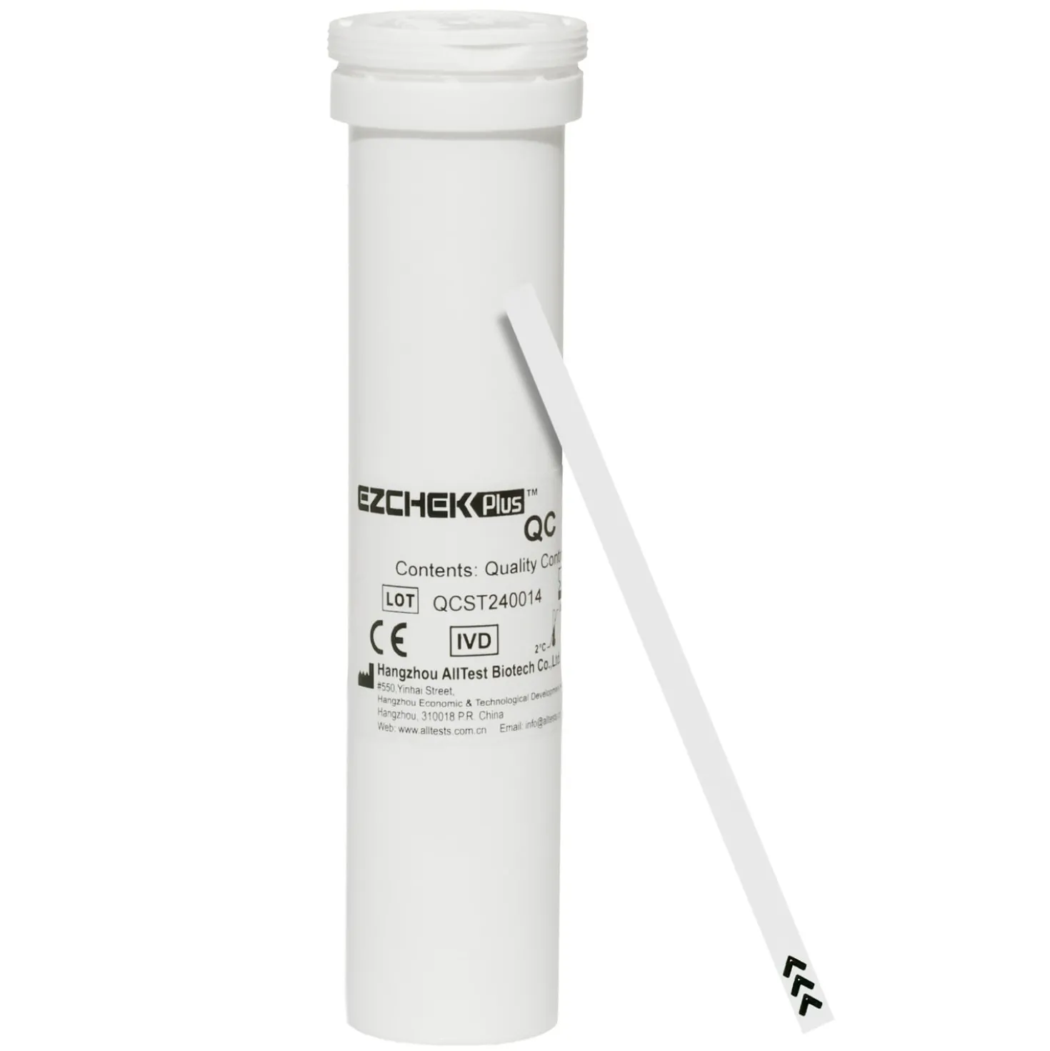 EZCHEK PLUS QC-Teststreifen