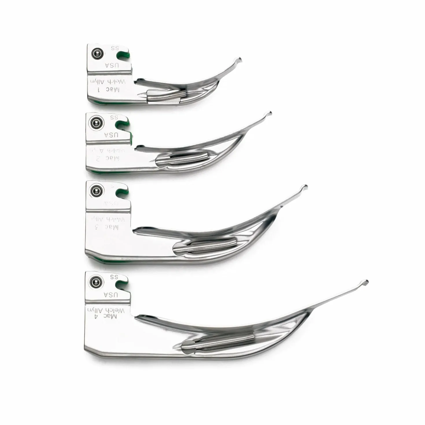 FiberOptik Macintosh Laryngoskop-Spatel