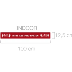 Fußbodenaufkleber Indoor