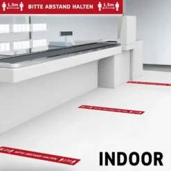 Fußbodenaufkleber Indoor