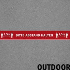 Fußbodenaufkleber Outdoor